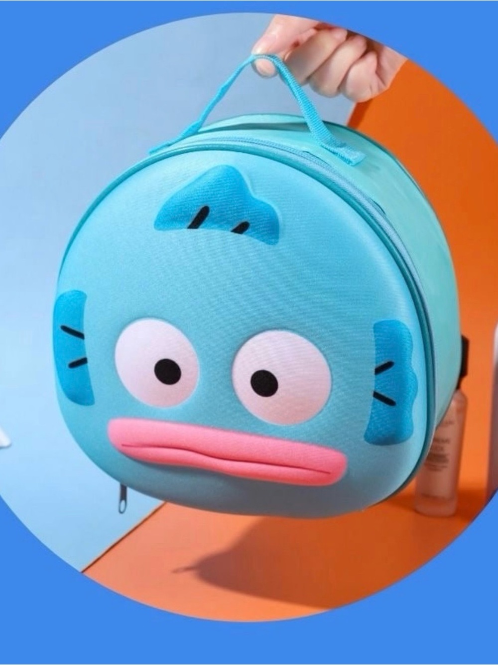 Hangyodon storage bag/cosmetics bag